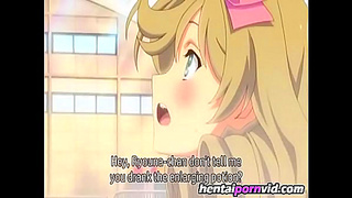 Titans Collide in Sensual Giantess Battle – A Busty Hentai Encounter