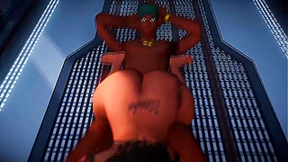 Voluptuous 3D Beauty Impaled by Huge Dick in Explosive Creampie Finale