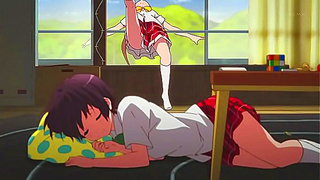 Cute Chuunibyo Lovers Ignite Sparks in Tender Anime Romance Scene