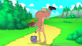 Vixen Gets Dominated by Massive Cock in Hot Cartoon Blowbang Fantasy