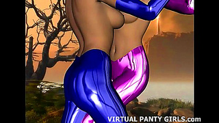 Busty Pigtailed Beauty Seduces With Steaming Hot Blowjob in Animated Lust Fest