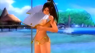 Mai Shiranuis Hot Busty Shower Temptation in DOA Xtreme 3 Naughty Moments
