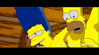 Marges Hot Tryst Unfolds in Seductive Cartoon Cabin Fantasy