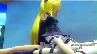 Blonde Beauty Rides Wild in Hot 3D Hentai Action Scene