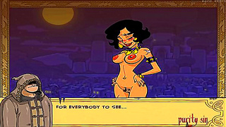 Jasmine Succumbs to Jafars Forbidden Lust in Sensual Arabian Nights Encounter