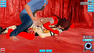Passionate Chinese Hentai Trio - Steamy 3D Encounter Full of Desire