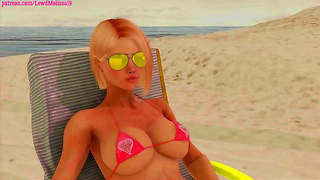 Two Futanari Lovers Enjoy Steamy Oral Play Under the Sun – 3D Hentai Fun