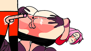 Sakura Ignites with Desire as Naruto Fulfills Her in Steamy Hentai Encounter