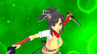 Seductive Senran Kagura Girls Unleash Hot Ninja Passion in Busty Hentai Fantasy
