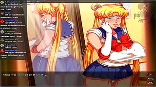 Venus and Mars Ignite Passion in Sultry Sailor Moon Tryst
