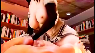 Anime Goddess Rides Wild Beast in Fiery 3D Hentai Tryst