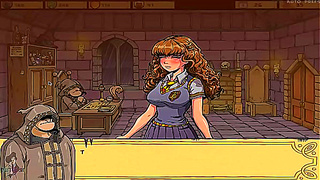 Hermione Seduces Professer Snape in Forbidden Magic Classroom Romance