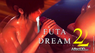 Luscious Lesbian Lovemaking Ignites with Futanari Fire in Busty Hentai Delight