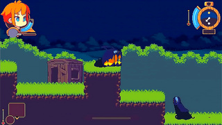 Pixel Catgirl Lufuclad Takes Huge Dick Beneath Glowing Neon Streets