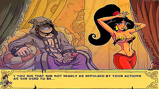 Jasmine Seduces Genie with Fiery Blowjob Steamy Ride in Erotic Animation