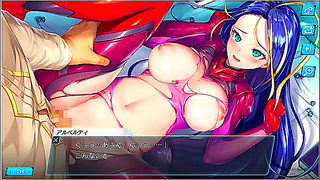 Uniita Tempts Alberti in Sultry Anime Fantasy Romance Under Moonlight