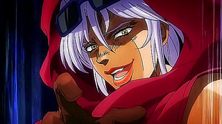 Jotaro Kakyoins Forbidden Heat Ignites Across Sandy Dunes – A Crimson Desire Awakens