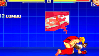 Kens Fierce Battle with Sakura Ignites Steamy Passions in MUGEN Showdown