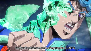 Giorno Revels in Golden Winds Glow During Steaming Self-Pleasure Session