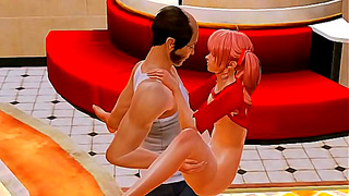 Young Maiden Tempts Wise Old Master in Steamy Anime Tryst