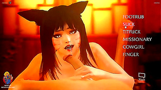 Ahri Entices Her Champion with Seductive Magic in League of Legends Tale