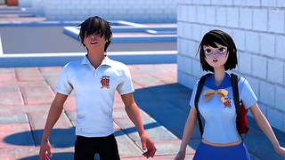 Naughty Students Seduce Their Sensei in Hot Classroom Fantasy Adventure