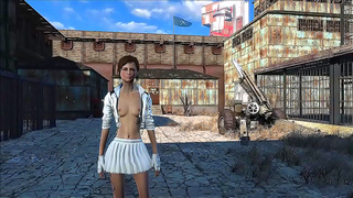 Anime Vixen Sways in Futuristic Fallout Gear – Hot 3D Fantasy Tease