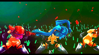 Enchanted Nights: Seductive Dancers Heat Up MMD Fantasy World
