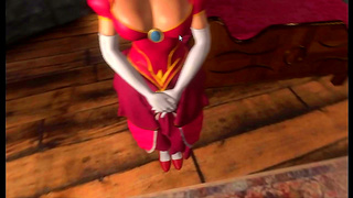 Busty Gamer Babe Rides Huge Dick in Virtual Reality Hentai Adventure