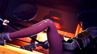 Rukia Yields to Forbidden Desires in Steamy Hentai Encounter