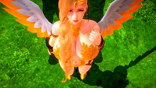 Sariel Dominates in Hot 3D Hentai Action Ending in Explosive Pleasure