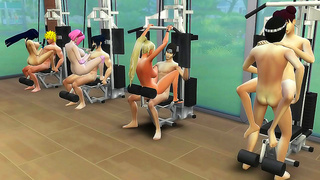Hinata, Sakura, Ino Tenten Ignite Spicy Training Session Gone Wild