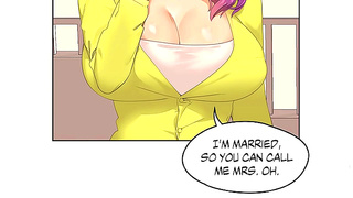 Stepmom Teacher Desires Students Touch in Hot Redheaded anime Romance