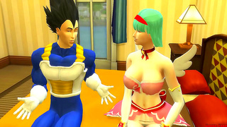 Bulmas Hot Tryst Ignites in Crazy Dragon Ball Cuckold Fantasy