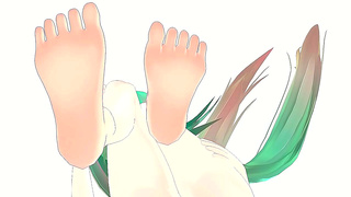 Miku Gumis Sultry 3D Tryst Ignites Steamy Anime Desire