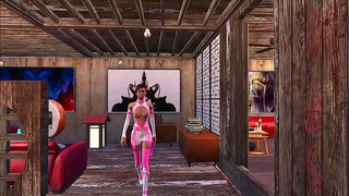 Busty Brunette Ignites Desire in Fallout 4 Cosplay Fantasy