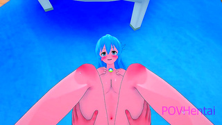 Aquas Virginal Descent into Lust – A Horny College Awakening in KonoSuba
