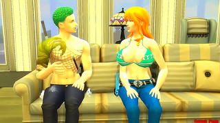 Zoro Claims Nami in Fiery One Piece Hentai Encounter Full of Raw Desire