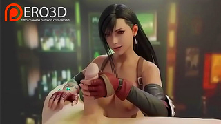 Tifa Treats Cloud to Seductive Oral Bliss in Steamy FF7 Hentai Encounter
