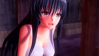 Yui Unleashes Desire in Hot 3D Outdoor Tryst – To Love-Ru Lust Adventure