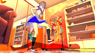 Curvy Maid Entices Master in Spicy 3D Hentai Fantasy Romance