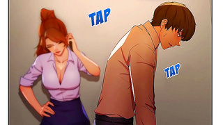Stepmom Seduces Boss in Steamy Animated Affair Full of Desire