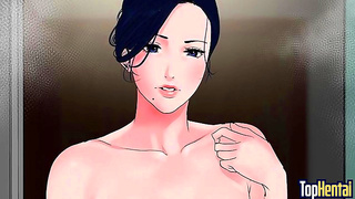 Hero Claims Busty Milf Sensei in Hot Animated Encounter