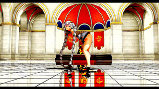 Alluring Half-Dressed Anime Maiden Dances to Sensual Dream Melody