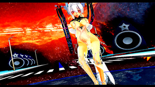 Alluring Anime Beauty Tempting Fans with Sensual MMD Melody Moves