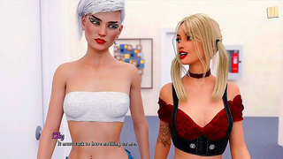 Curvy Babe Dominates Ride in Fiery 3D Hentai Bedroom Action