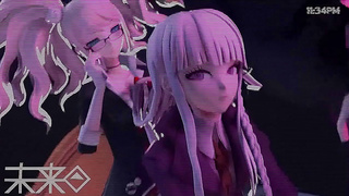 K1-B0 Flirts With Togami in Forbidden Cyberpunk Romance – Danganronpa 3D HD (