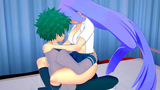 Nejire Leads Izuku Into Forbidden Pleasure in Hot My Hero Academia Rendezvous