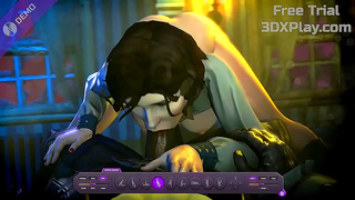 Elizabeth Treats Her Man to Steamy POV Oral in Burlesque BioShock Fantasy