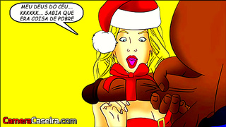 Bratty Beauty Tempts Guard into Hot Holiday Tryst